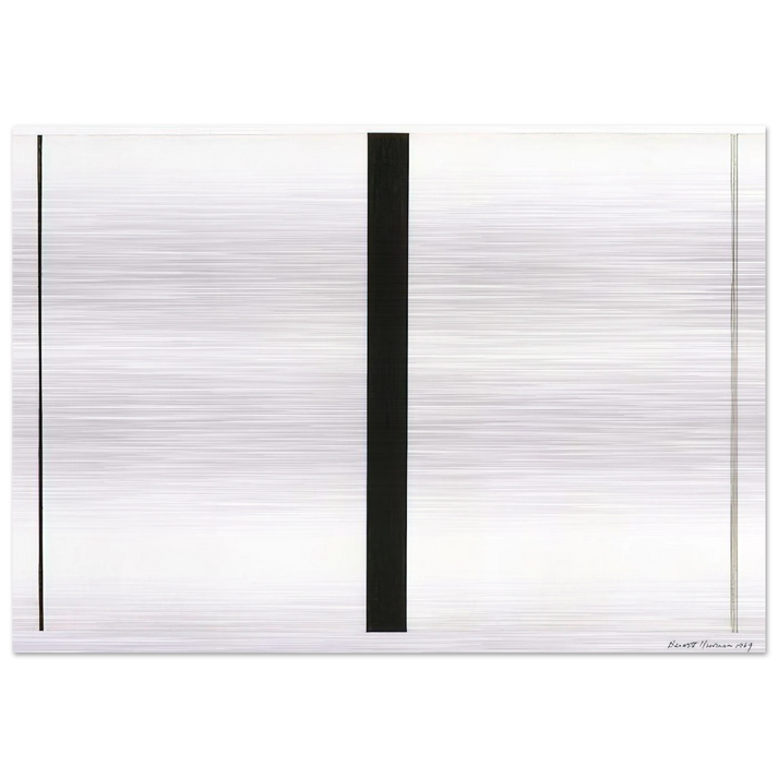 Untitled Etching #1 - Barnett Newman Brushed Aluminum Print - 70x100 cm / 28x40 inches | Barnett Newman Aluminum Print | Barnett Newman Prints