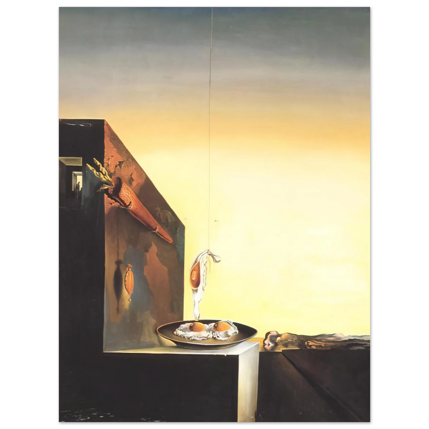 Salvador Dali - EGGS ON PLATE WITHOUT THE FLAT Fine Art Poster - Default Title