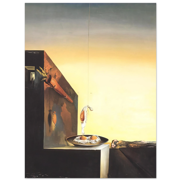 Salvador Dali - EGGS ON PLATE WITHOUT THE FLAT 75x100 cm / 30x40inches Fine Art Poster