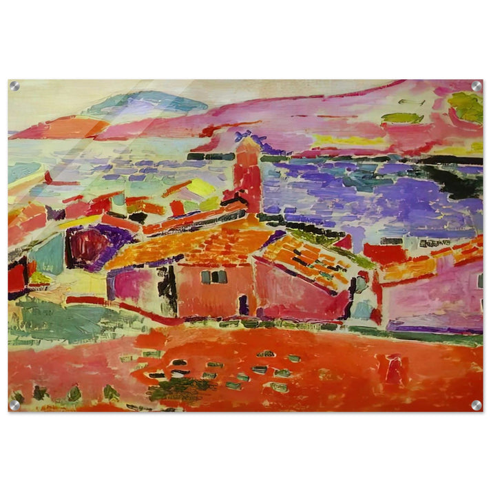 VIEW OF COLLIOURE 1 - Henri Matisse Acrylic Print - 70x100 cm / 28x40″ inches | Henri Matisse Wall Art | Henri Matisse Prints