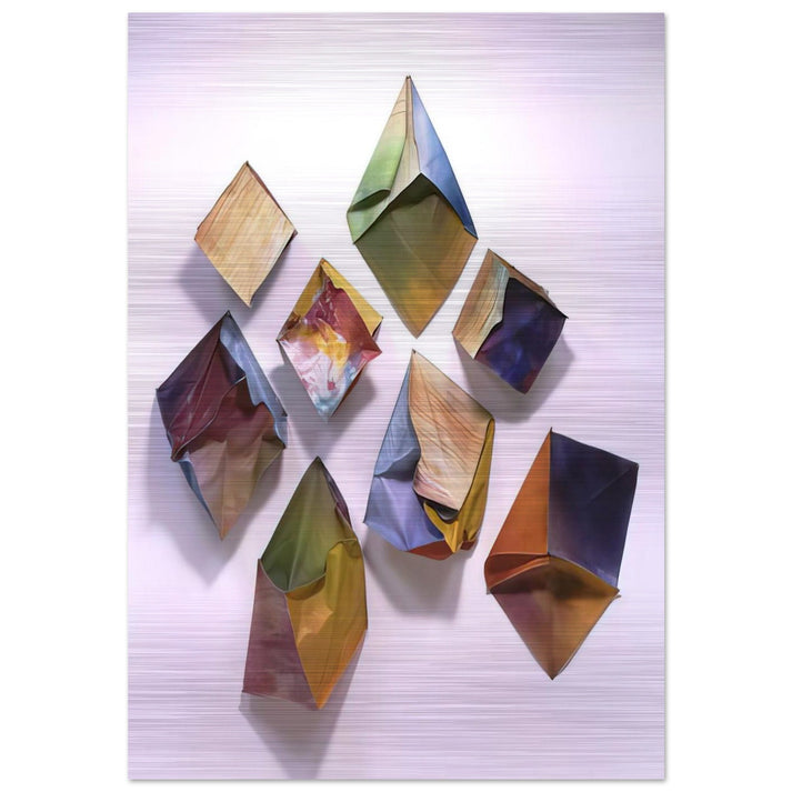 Cubes - Sam Gilliam Brushed Aluminum Print - 70x100 cm / 28x40 inches | Sam Gilliam Aluminum Print | Sam Gilliam Prints
