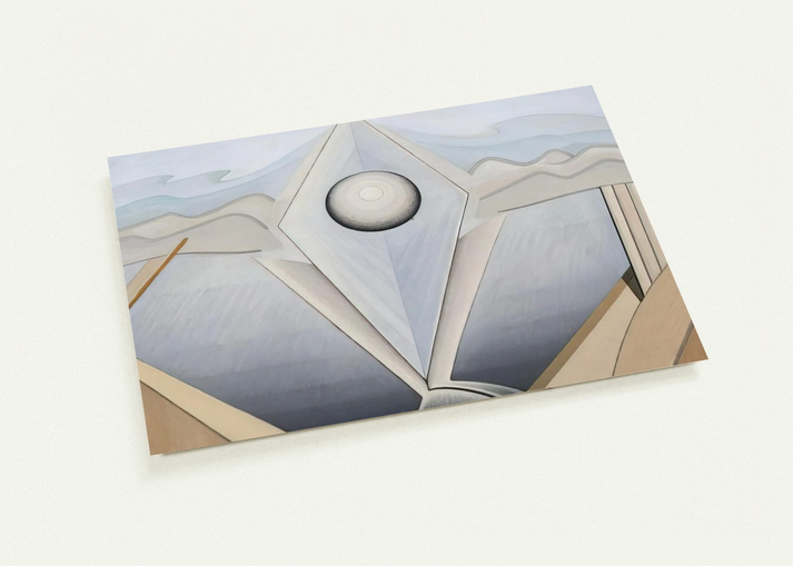 Abstract Painting #98 - 1938 By Lawren Harris Pack of 10 Post Cards | Lawren Harris Post Cards | A6 (10.5 x 14.8 cm) - 4.1 x 5.8 inches