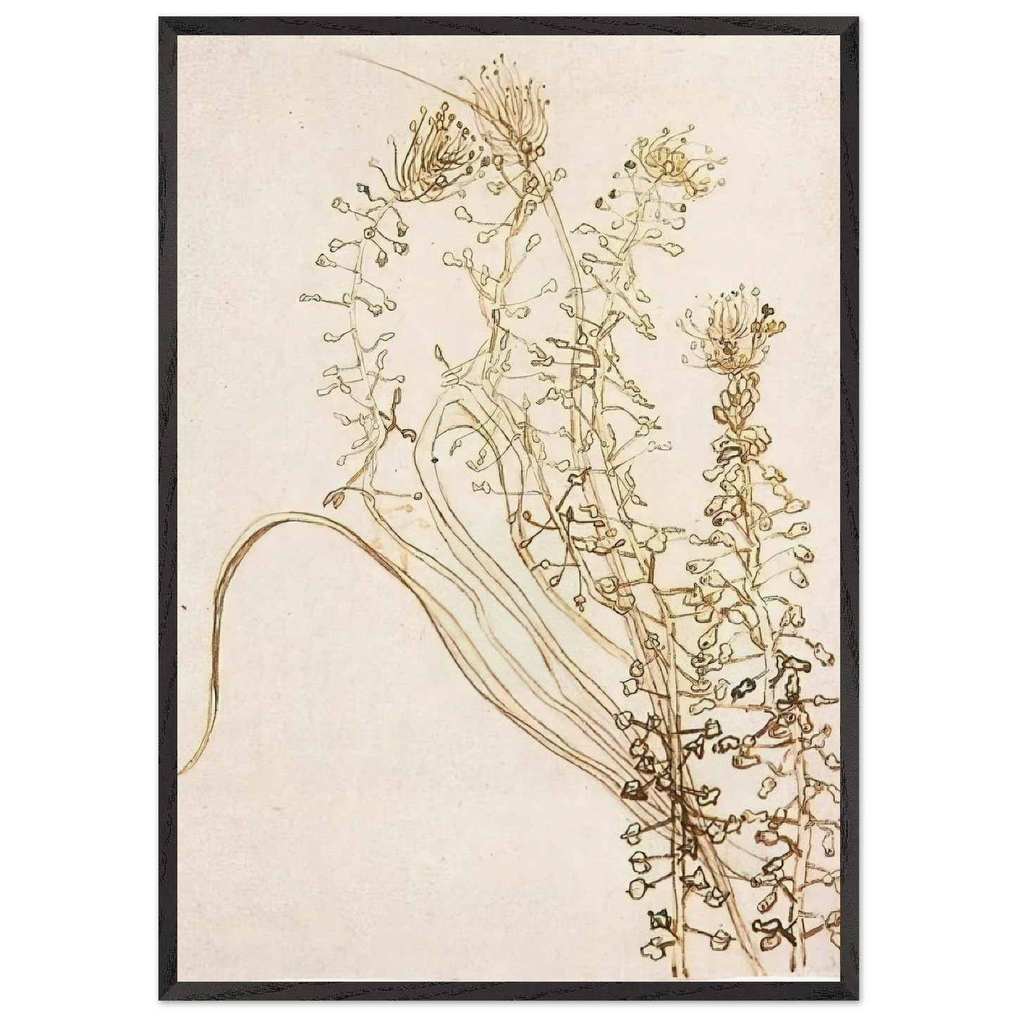 Blossoming Branches - Vincent van Gogh Framed Art Print – Black Wooden Frame - Default Title - -Framed Art Print