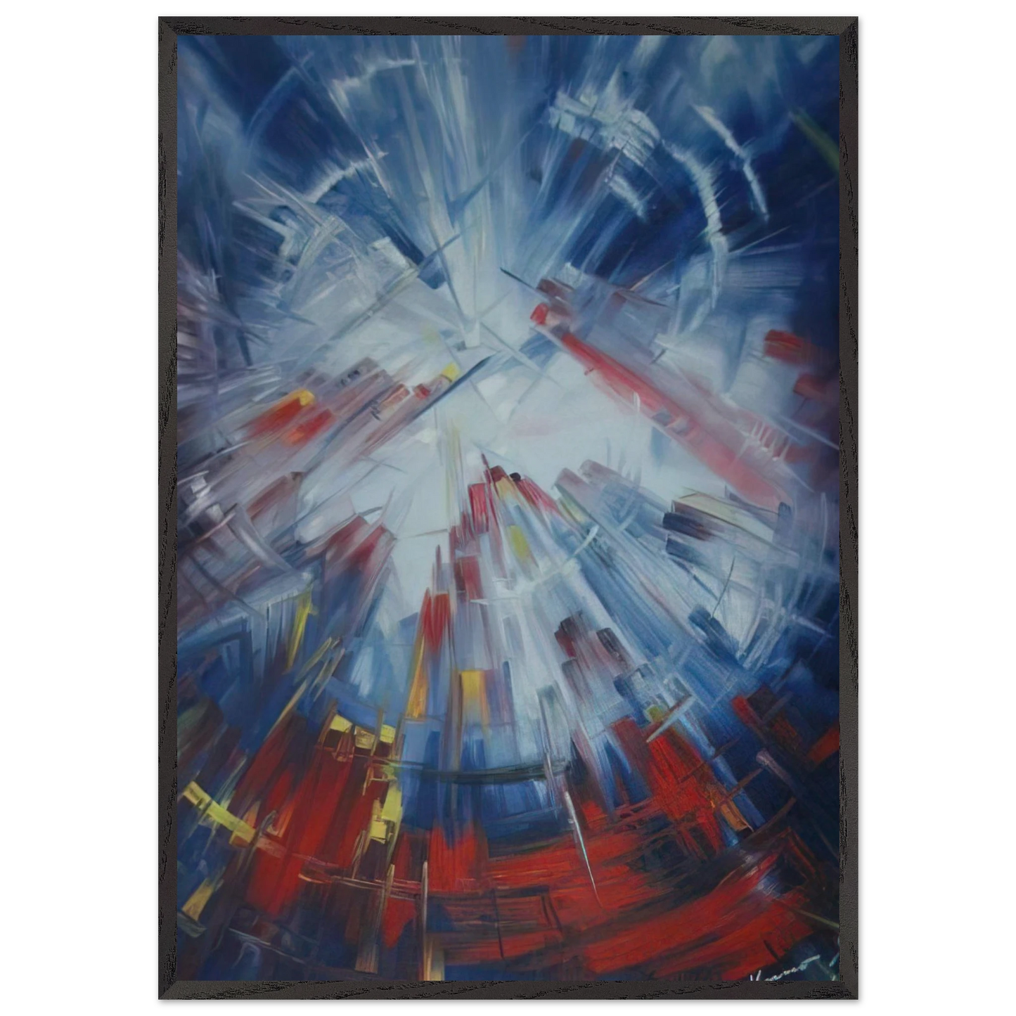 Vantage Point - Konrad Zuse Framed Art Print – Black Wooden Frame - Default Title - -Framed Art Print