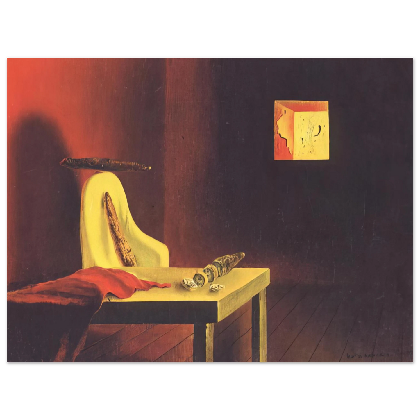 Salvador Dali - THE INVISIBLE MAN Fine Art Poster - Default Title