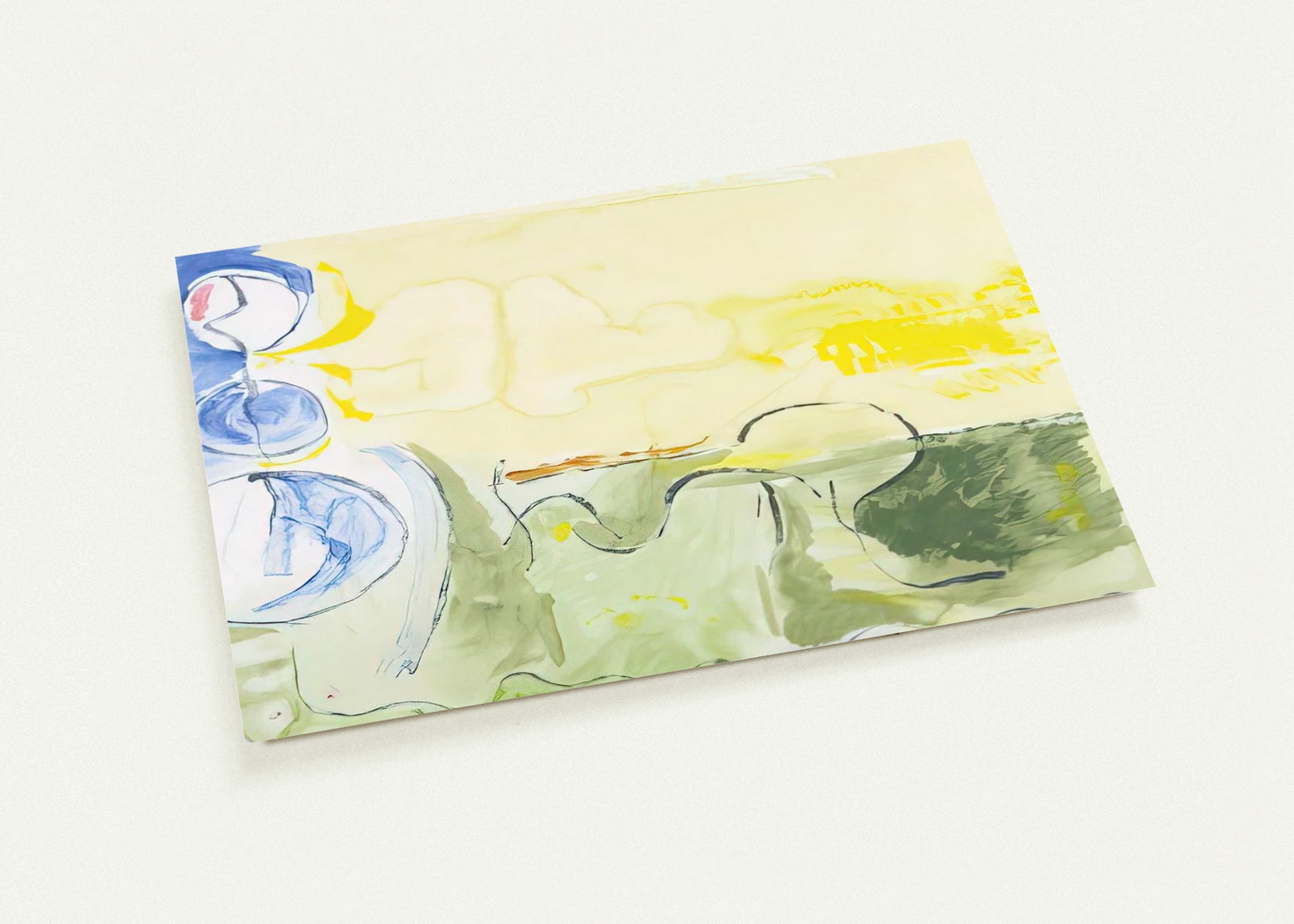 Flotilla - 2006 By Helen Frankenthaler Pack of 10 Post Cards | Helen Frankenthaler Post Cards | A6 (10.5 x 14.8 cm) - 4.1 x 5.8 inches