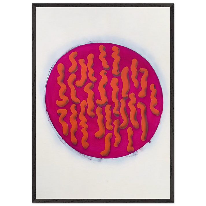 Untitled Sunset Series 32 - 1965 - John Altoon 70x100 cm / 28x40 inches Framed Art Print – Black Wooden Frame