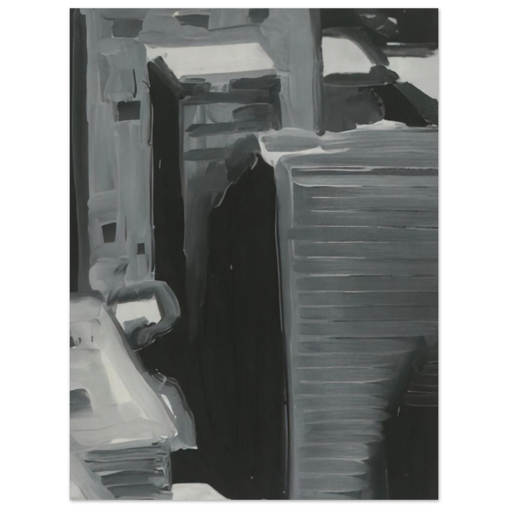 Gerhard Richter - TOWNSCAPE 1968 75x100 cm / 30x40inches Fine Art Poster