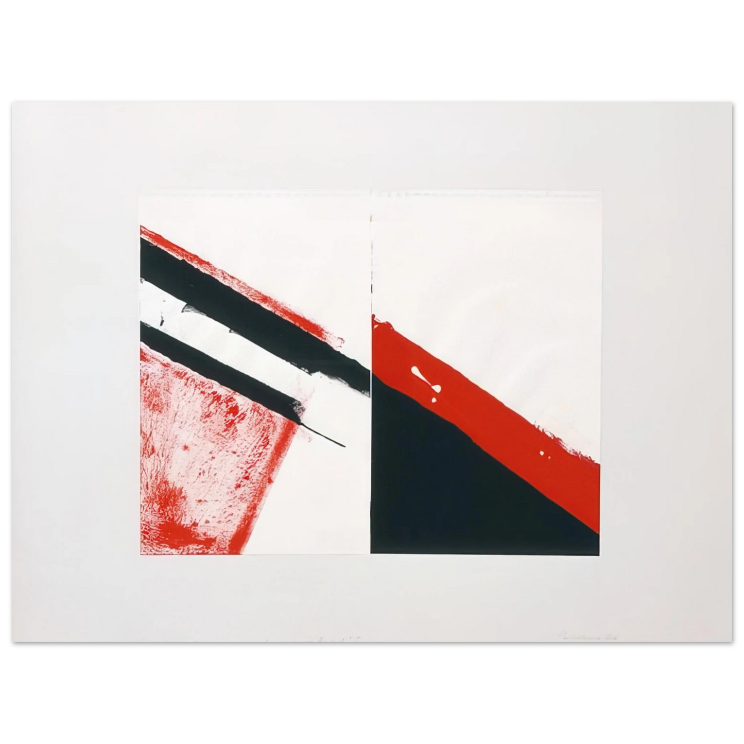 Blinky Palermo - WHO KNOWS THE BEGINNING AND WHO KNOWS THE END I 1976 Fine Art Poster - Default Title