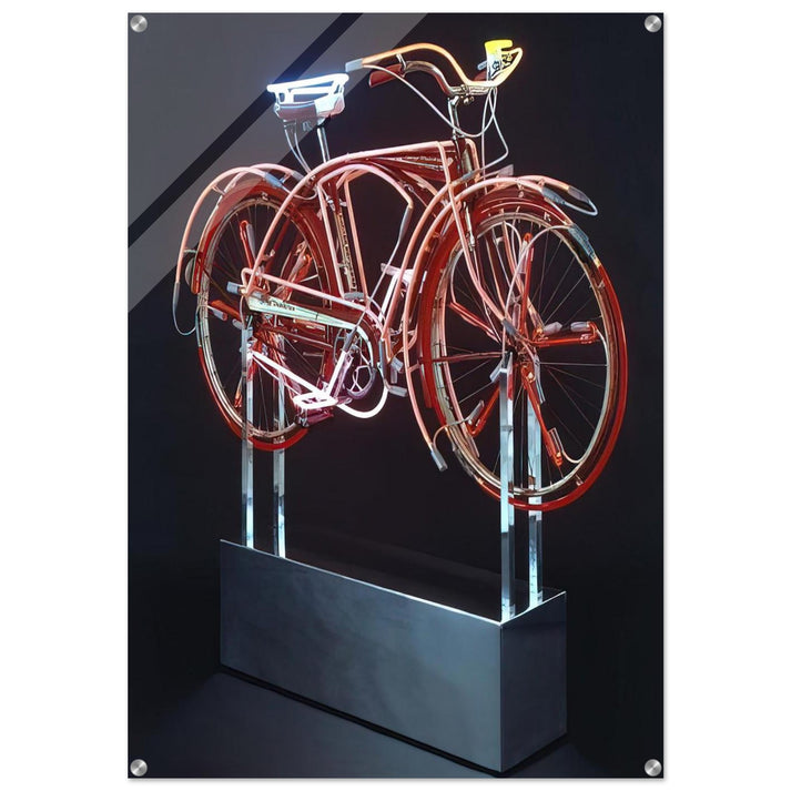 BICYCLOID IX 1994 - Robert Rauschenberg Acrylic Print - 70x100 cm / 28x40″ inches