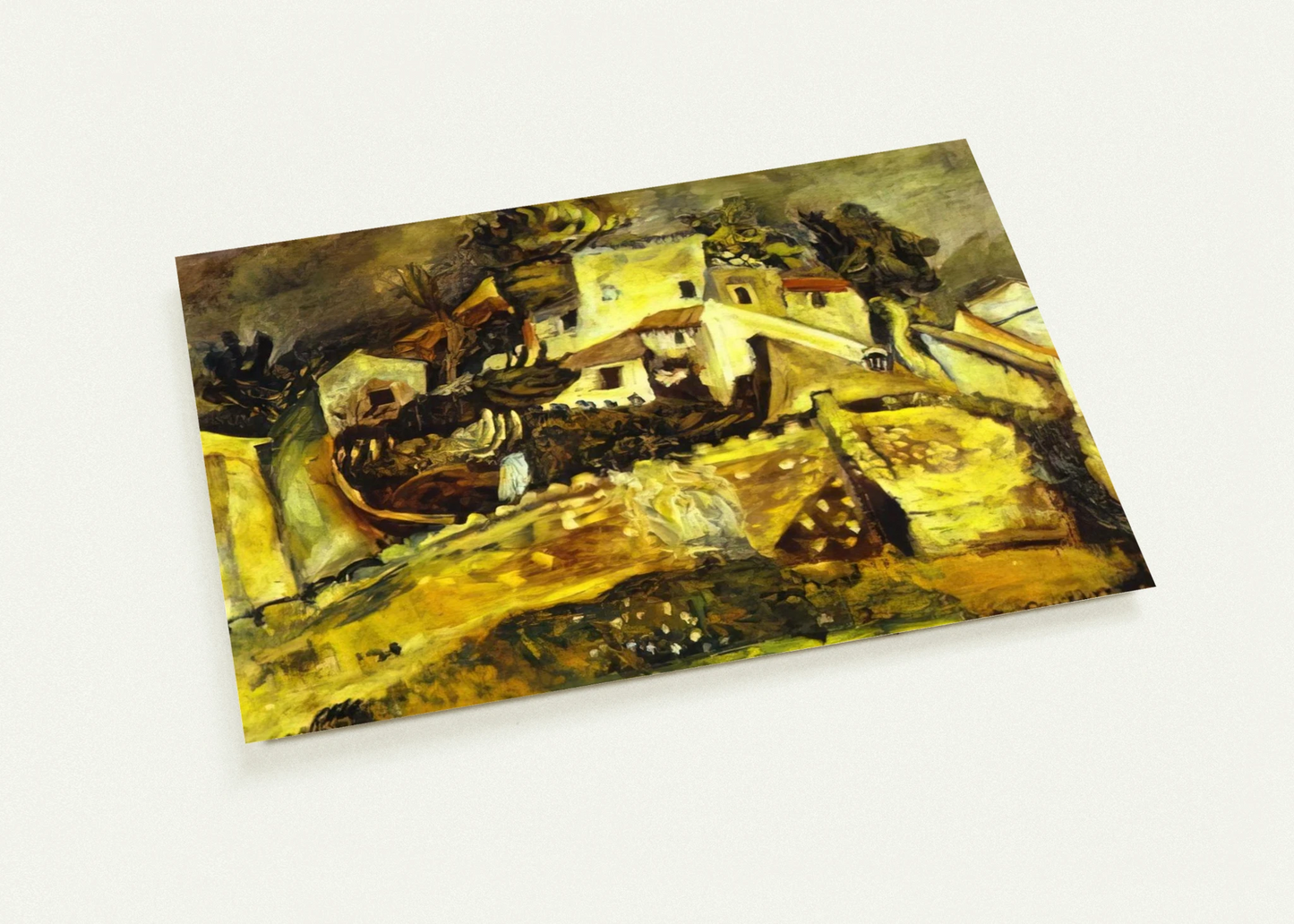 LANDSCAPE AT CAGNES By Chaim Soutine Pack of 10 Post Cards | Chaim Soutine Post Cards | A6 (10.5 x 14.8 cm) - 4.1 x 5.8 inches