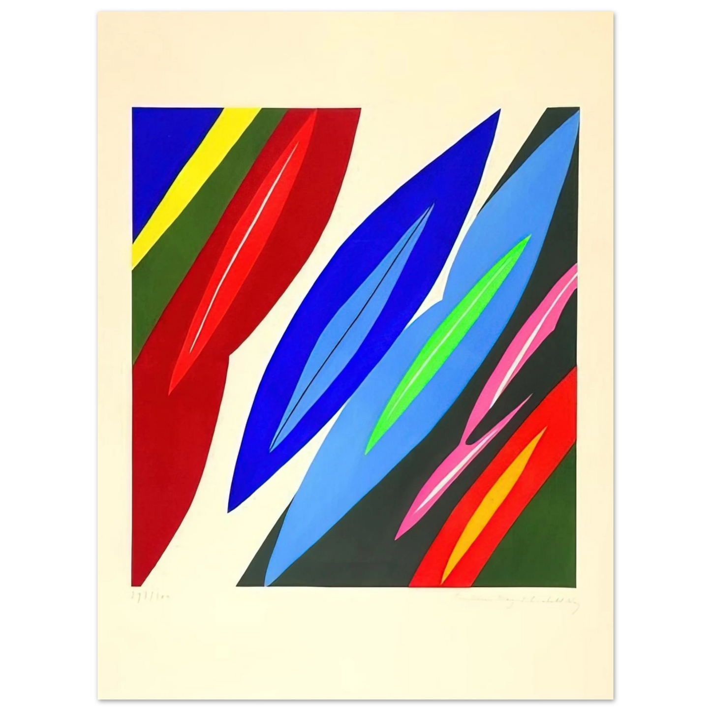 Ernst Wilhelm Nay - Farblitho 1968 - 2 NOR - 1968 Fine Art Poster - Default Title