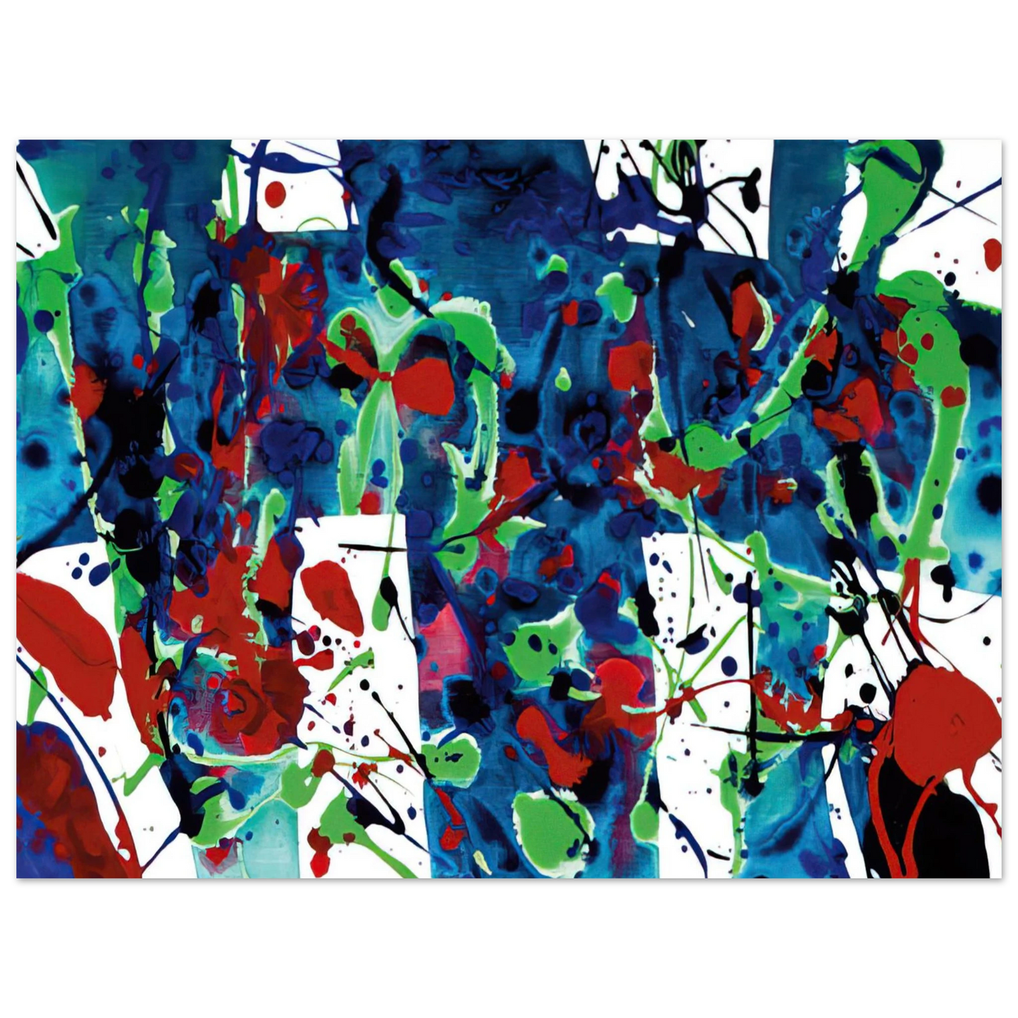 Sam Francis - Untitled SFP94-33 SFF 1709 Fine Art Poster - Default Title
