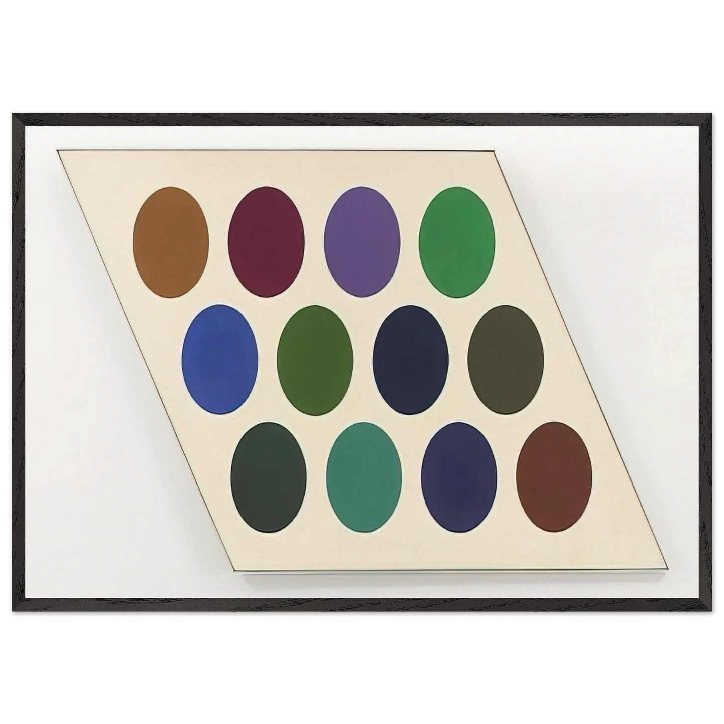 Korfu - 1965 - Thomas Downing 70x100 cm / 28x40 inches Framed Art Print – Black Wooden Frame