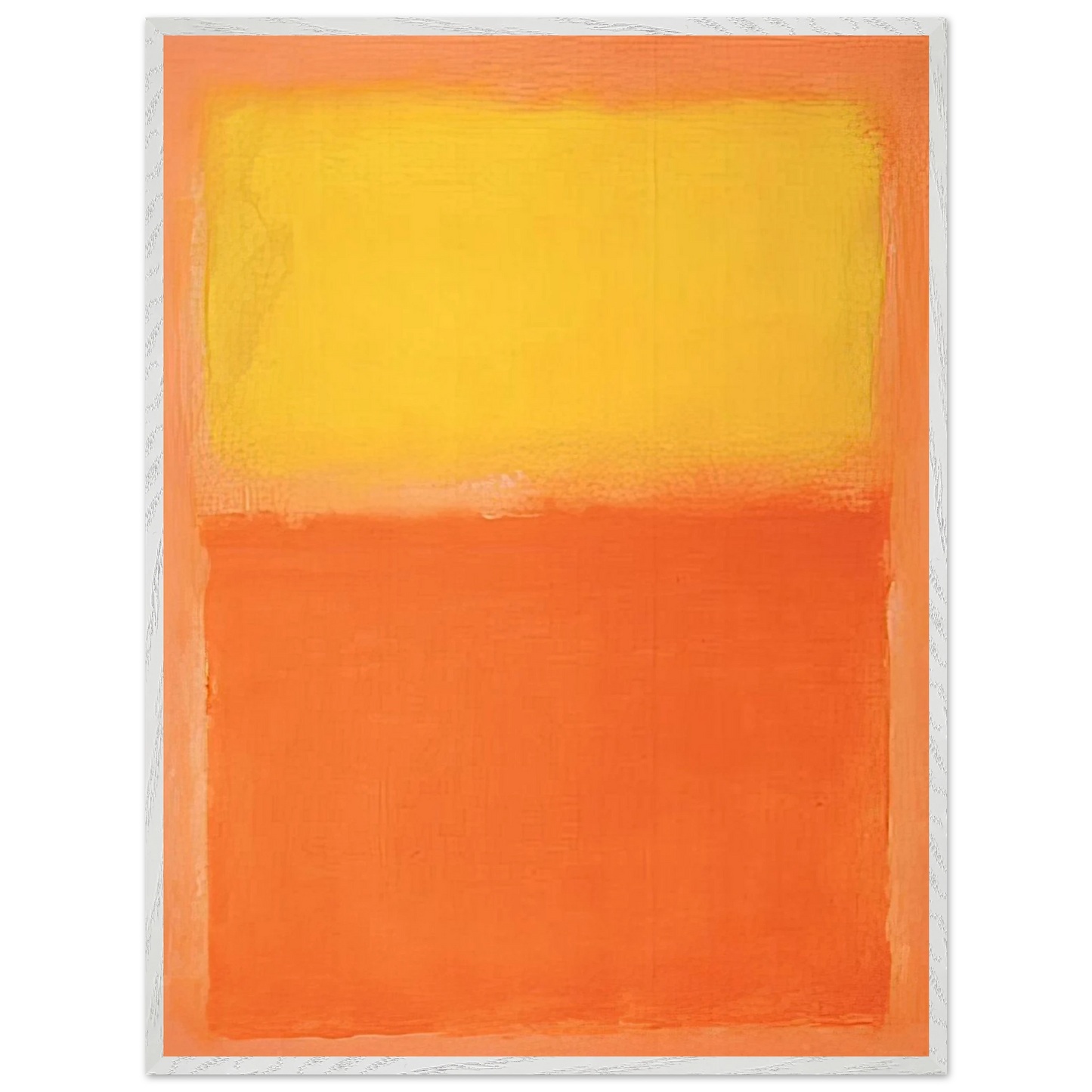 Mark Rothko - Orange and Yellow - 1956 Wall Art - 60x80 cm / 24x32 inches - Premium Wooden Framed Poster With Fine Art Paper-canvas - Wood frame