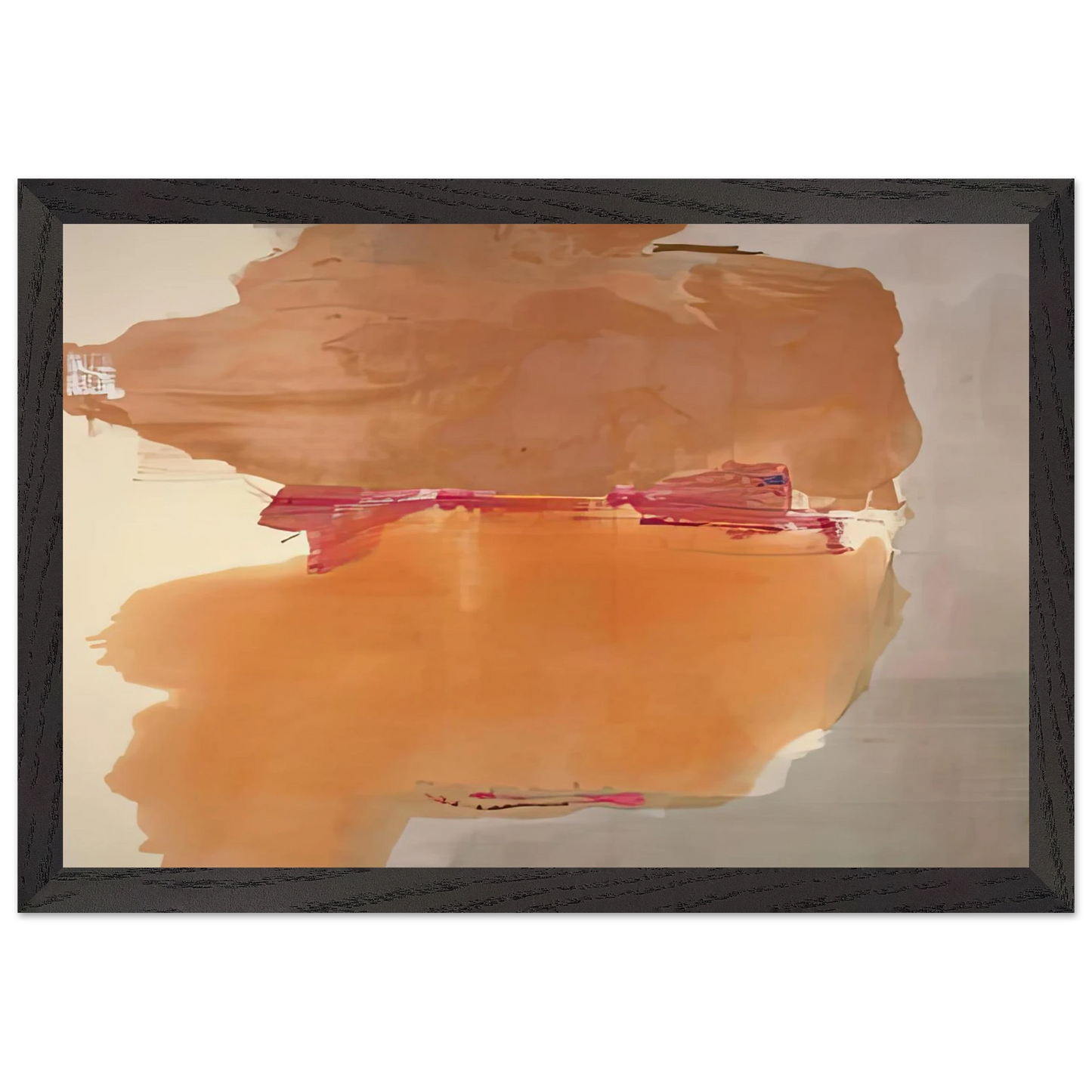 Helen Frankenthaler - Sphinx, 1976- Wall Art - 60x80 cm / 24x32 inches - Premium Wooden Framed Poster With Fine Art Paper-canvas - Wood frame