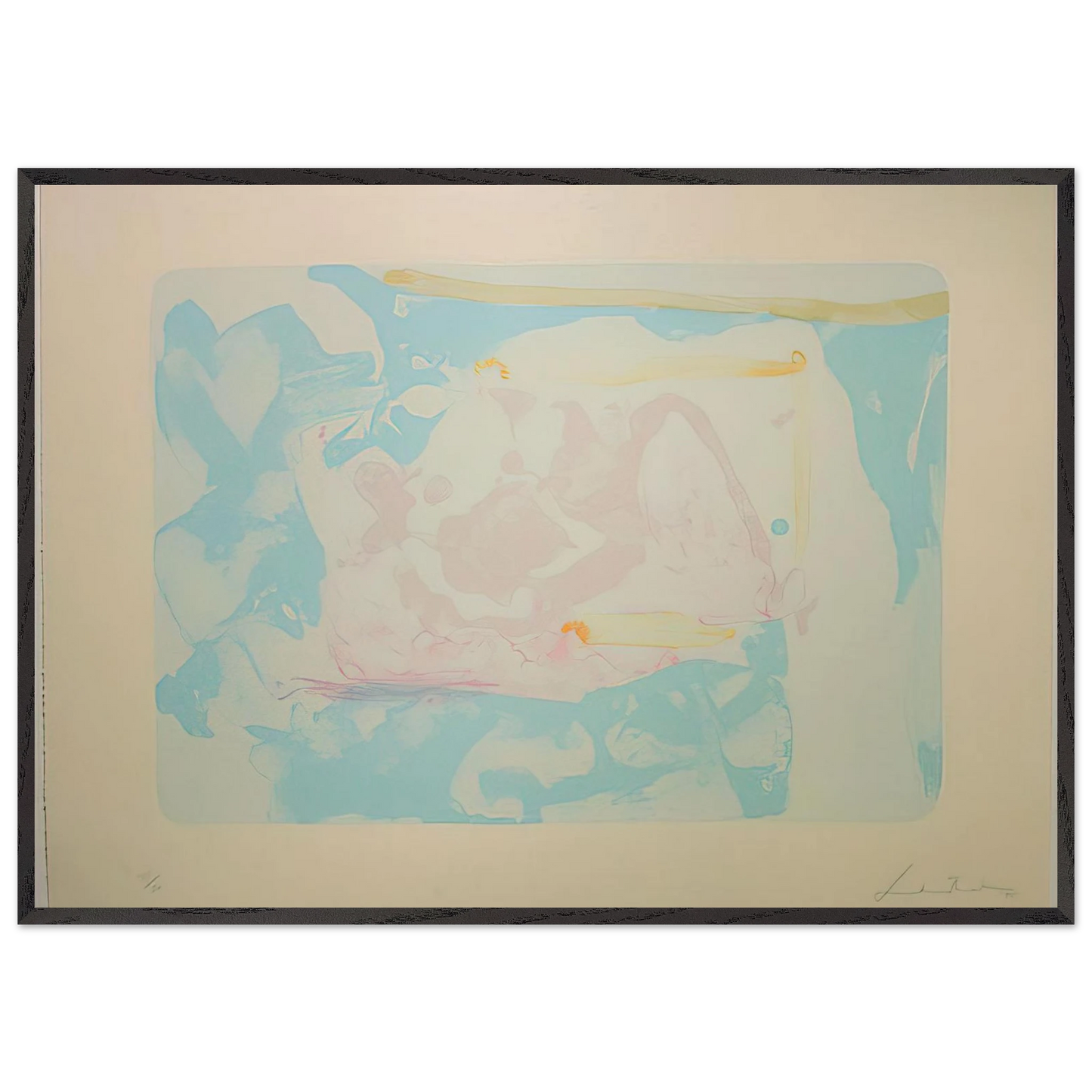 Helen Frankenthaler - Reflections III - 1995 Wall art - 75x100 cm / 30x40 inches - Fine Art Poster - -