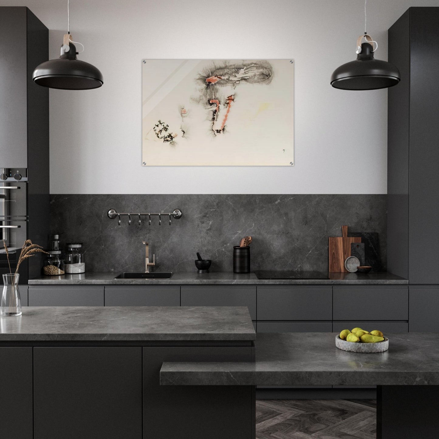 UNTITLED - Henri Michaux Acrylic Print - 70x100 cm / 28x40″ inches