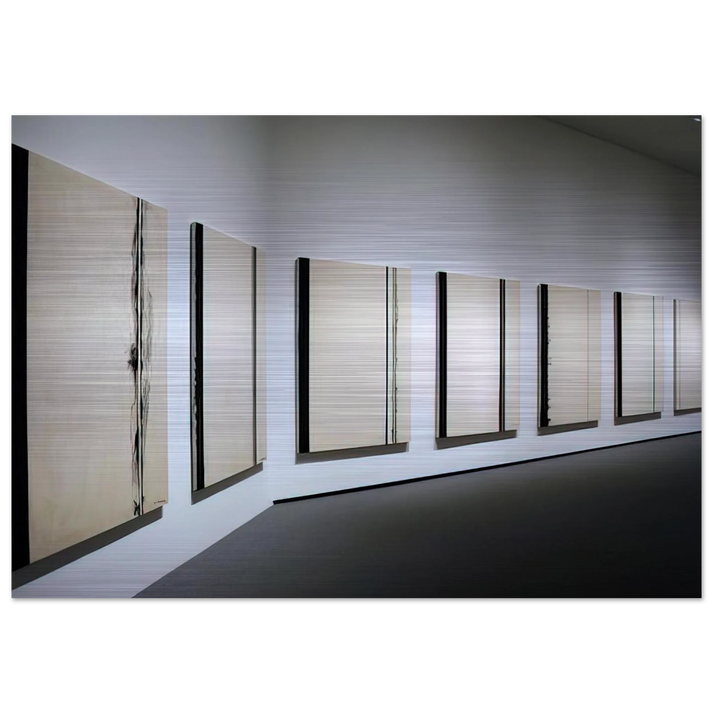 Stations of the Cross 1958 1966 - Barnett Newman Brushed Aluminum Print - 70x100 cm / 28x40 inches | Barnett Newman Aluminum Print | Barnett Newman Prints