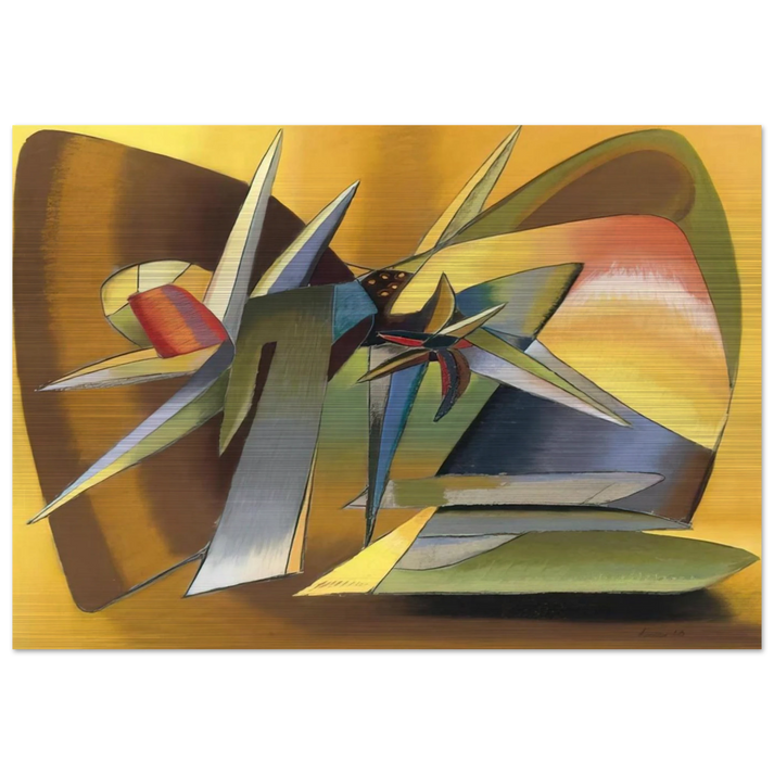 The Desert - 1938 - John Ferren Brushed Aluminum Print - 70x100 cm / 28x40 inches | John Ferren Aluminum Print | John Ferren Prints