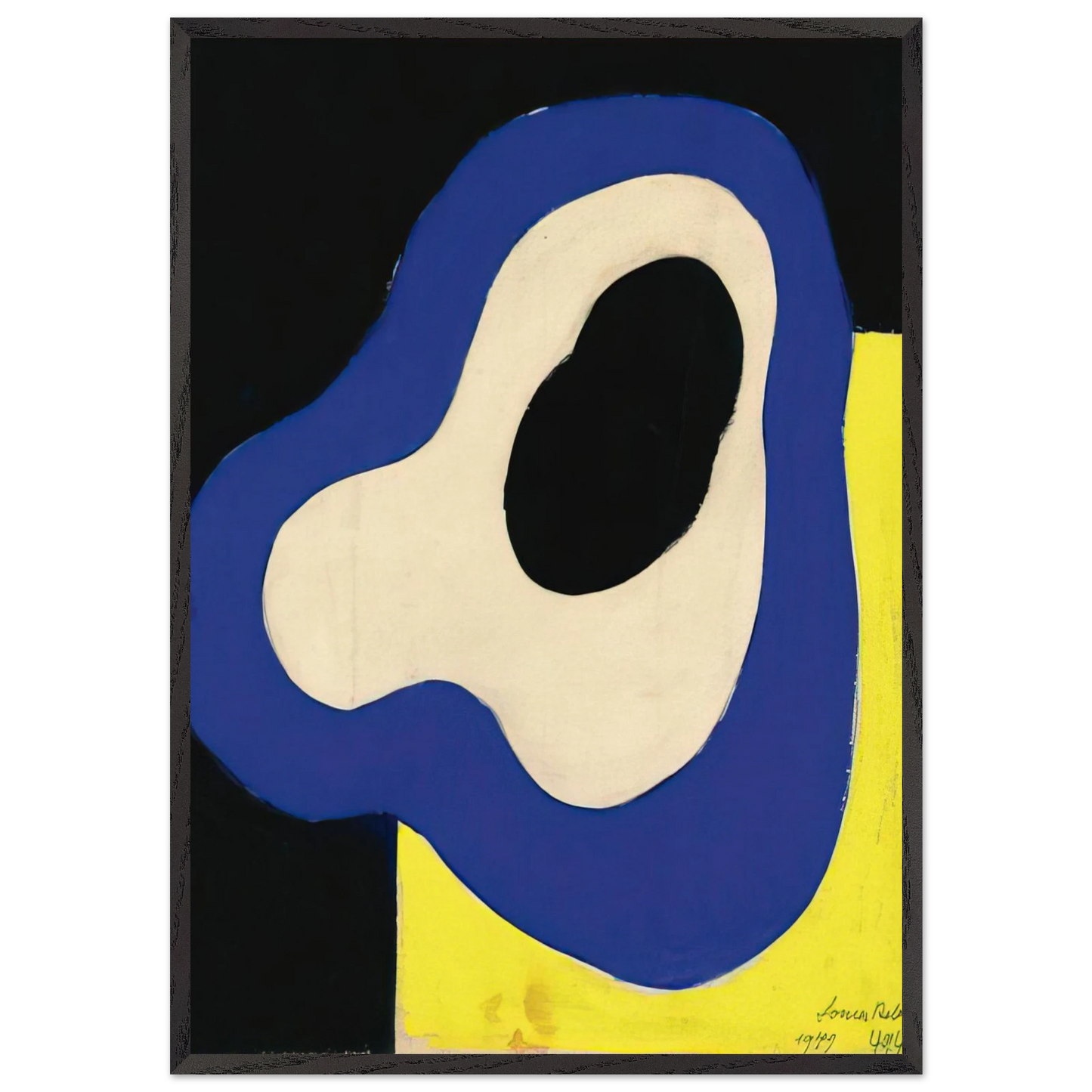 RYTHME - Sonia Delaunay Framed Art Print – Black Wooden Frame - Default Title - -Framed Art Print