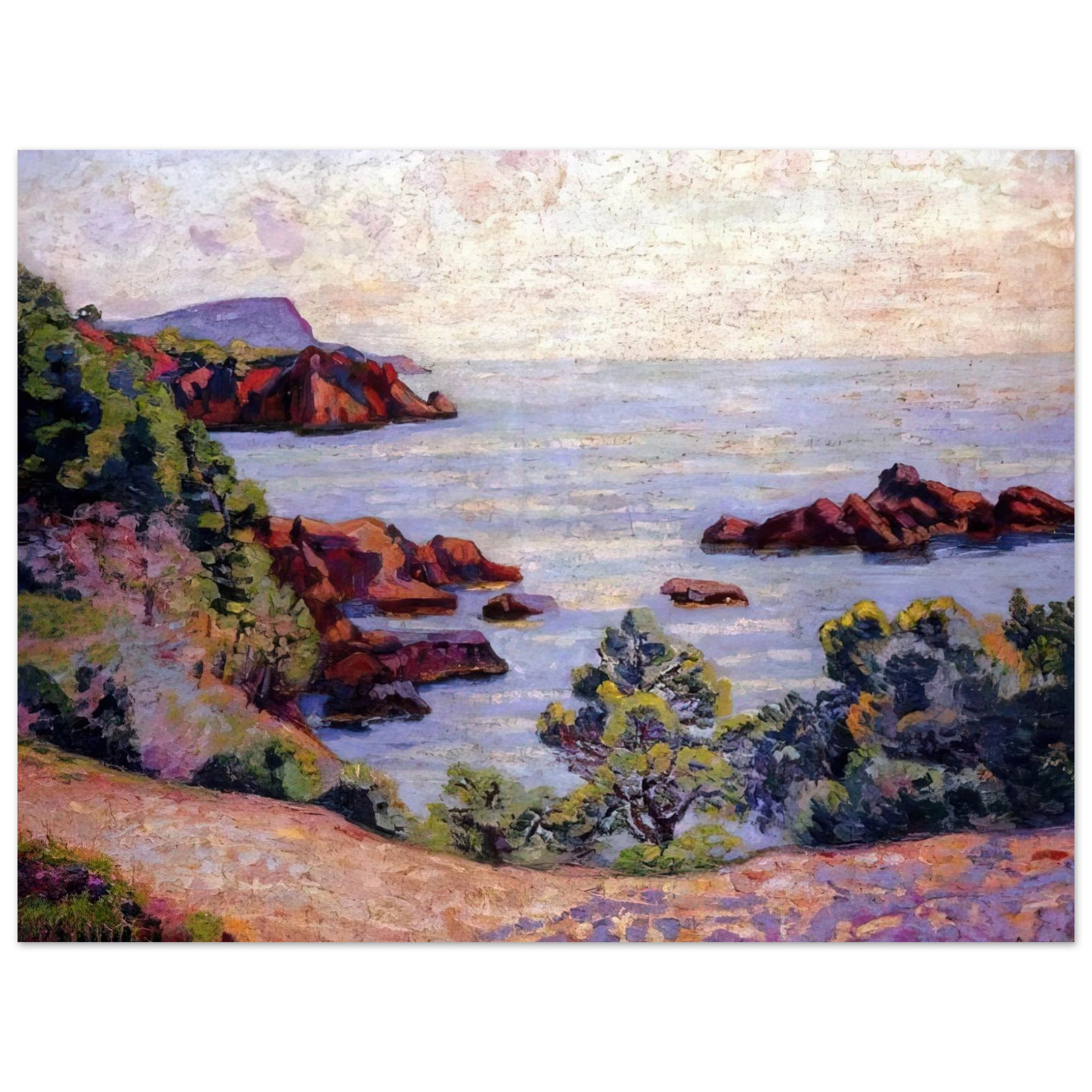 Armand Guillaumin - Paysage du Midi - 1905 Fine Art Poster - Default Title