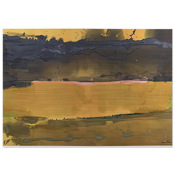 Shippan October, 1981- - Helen Frankenthaler Brushed Aluminum Print - 70x100 cm / 28x40 inches | Helen Frankenthaler Aluminum Print | Helen Frankenthaler Prints