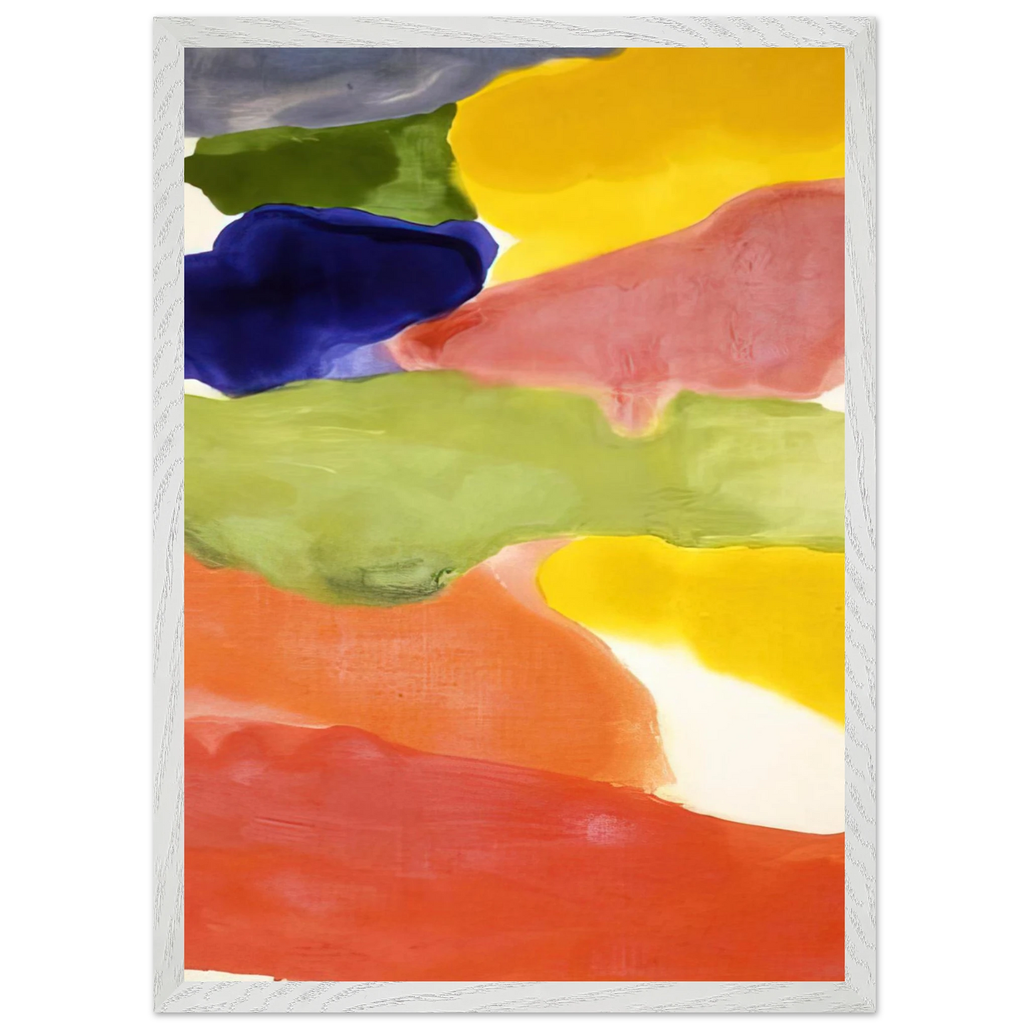 Helen Frankenthaler - Tutti-Fruitti - 1966 Wall art - A3 (29.7 x 42 cm) - Premium Wooden Framed Poster With Fine Art Paper - Black frame