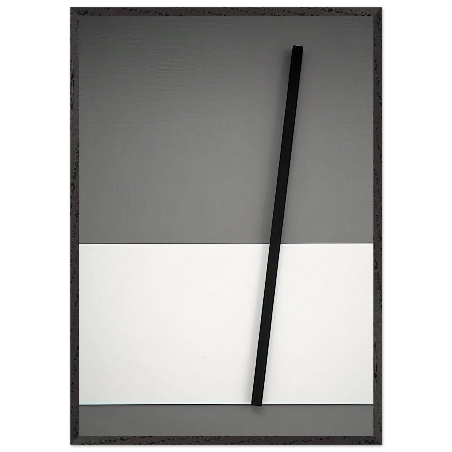 Untitled from Splints - Mira Schendel Framed Art Print – Black Wooden Frame - Default Title - -Framed Art Print