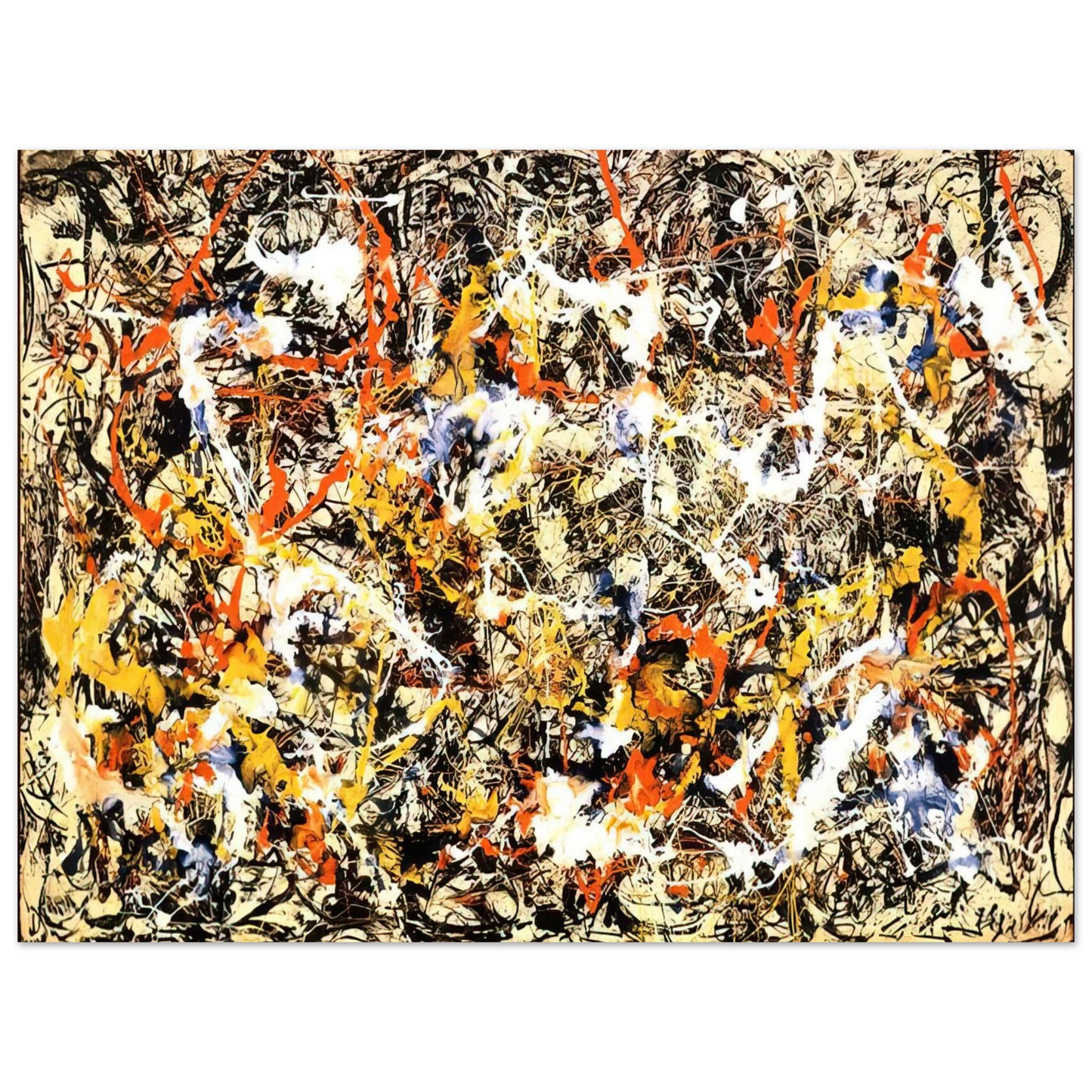 Jackson Pollock - CONVERGENCE 1952 Fine Art Poster - Default Title