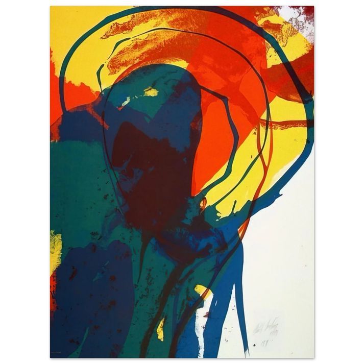 Paul Jenkins - Untitled - Abstract Expressionism 75x100 cm / 30x40inches Fine Art Poster
