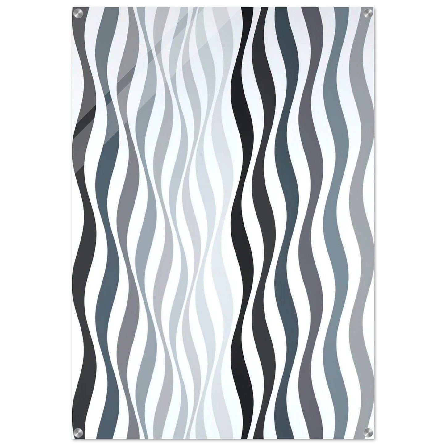 ARREST 2 1965 - Bridget Riley Acrylic Print - 70x100 cm / 28x40″ inches