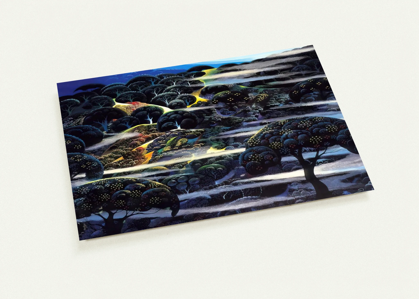 Garden of Eden By Eyvind Earle Pack of 10 Post Cards | Eyvind Earle Post Cards | A6 (10.5 x 14.8 cm) - 4.1 x 5.8 inches