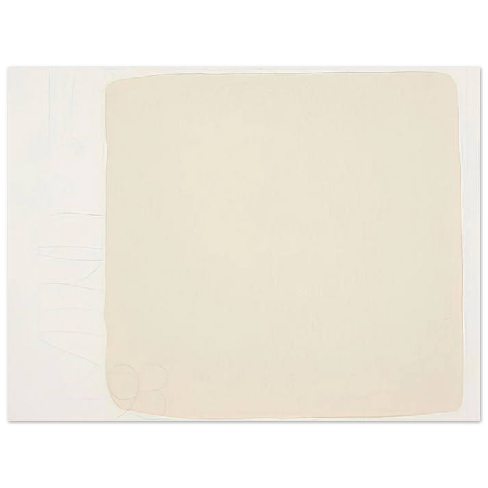 Robert Ryman - Untitled, from BAM III 75x100 cm / 30x40inches Fine Art Poster