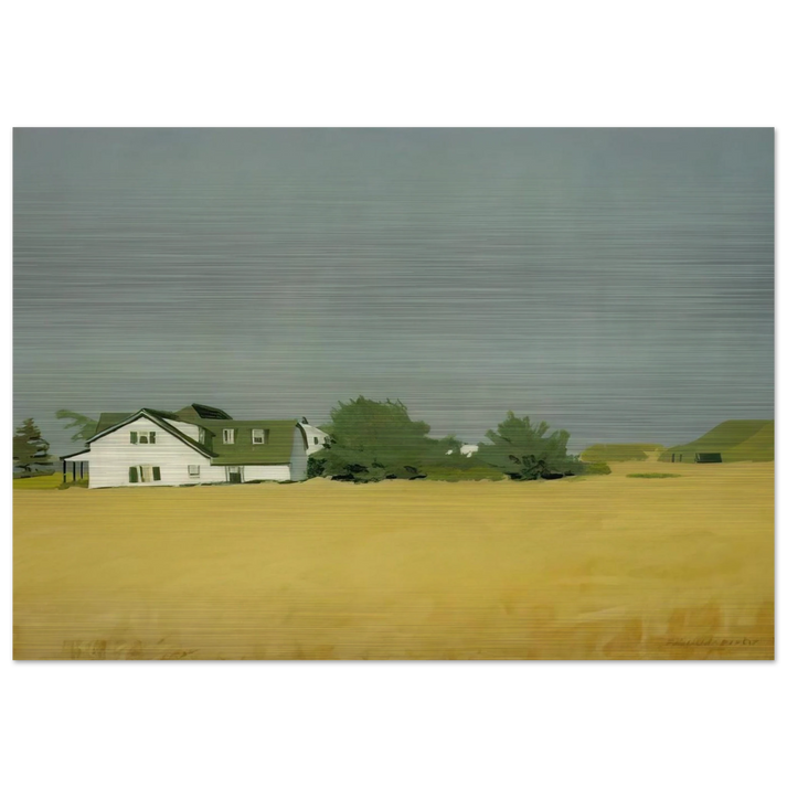 WHEAT 1960 - Fairfield Porter Brushed Aluminum Print - 70x100 cm / 28x40 inches | Fairfield Porter Aluminum Print | Fairfield Porter Prints