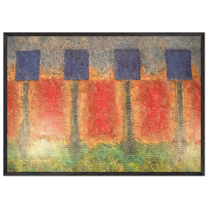 Dusklight - 1980 - Jimmy Ernst 70x100 cm / 28x40 inches Framed Art Print – Black Wooden Frame