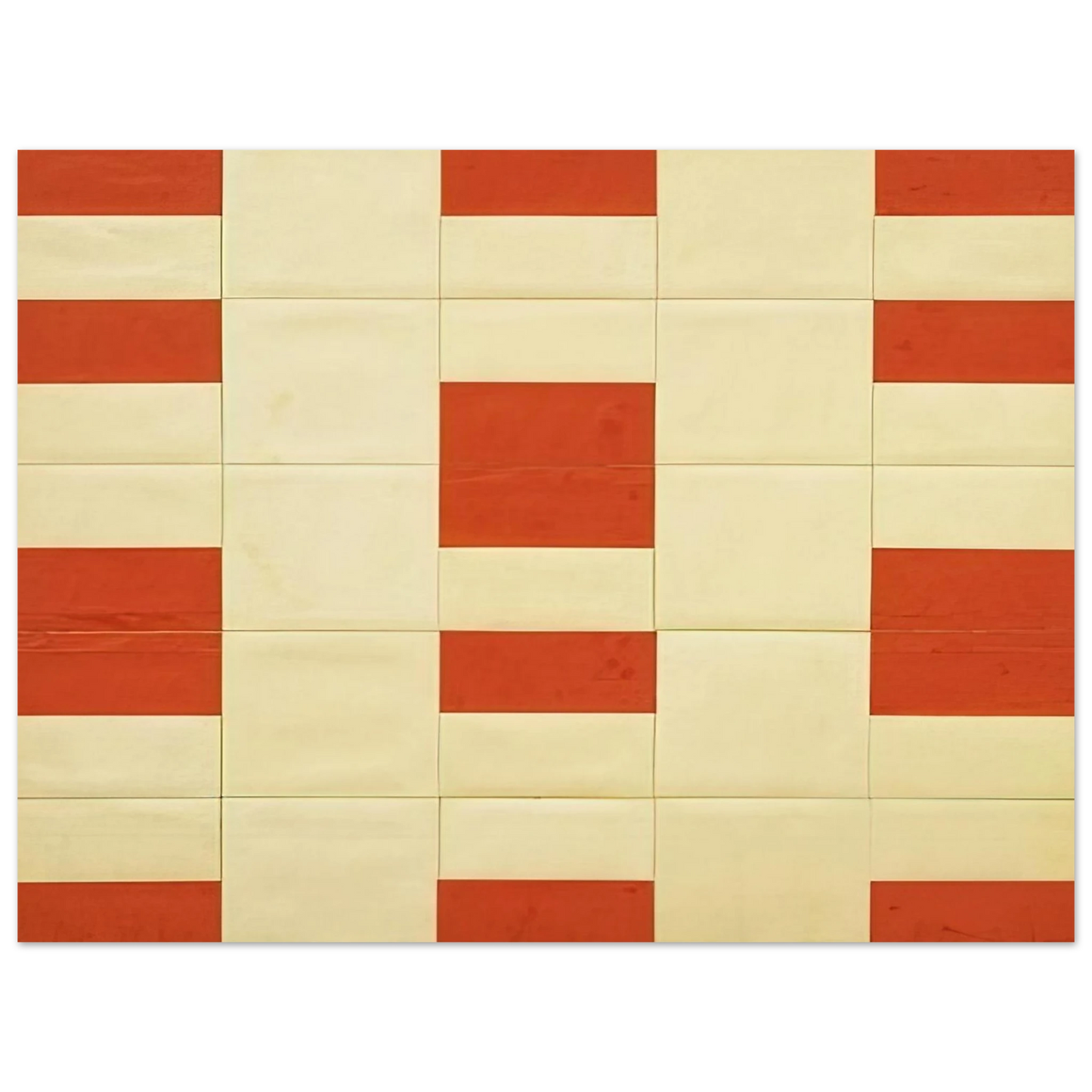 Ellsworth Kelly - Red and White Fine Art Poster - Default Title