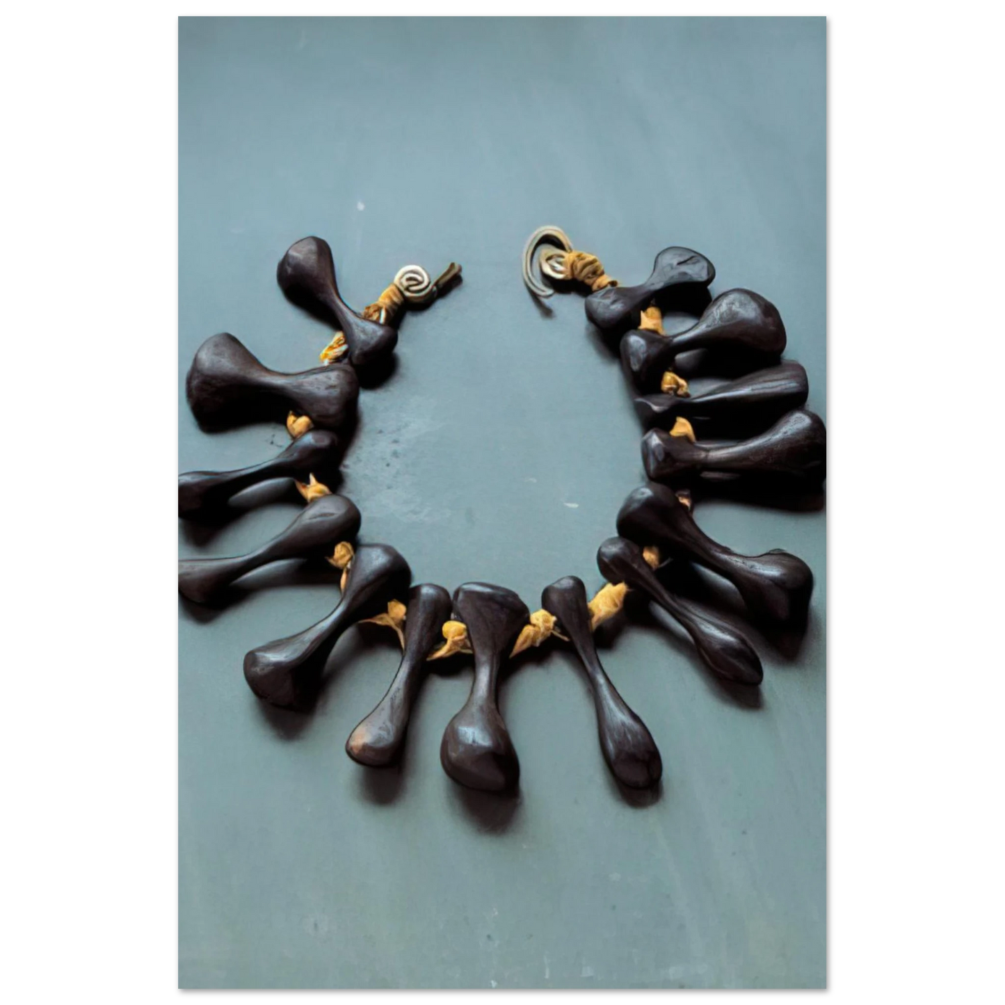 Alexander Calder - BONES NECKLACE 1940 Fine Art Poster - 75x100 cm / 30x40 inches