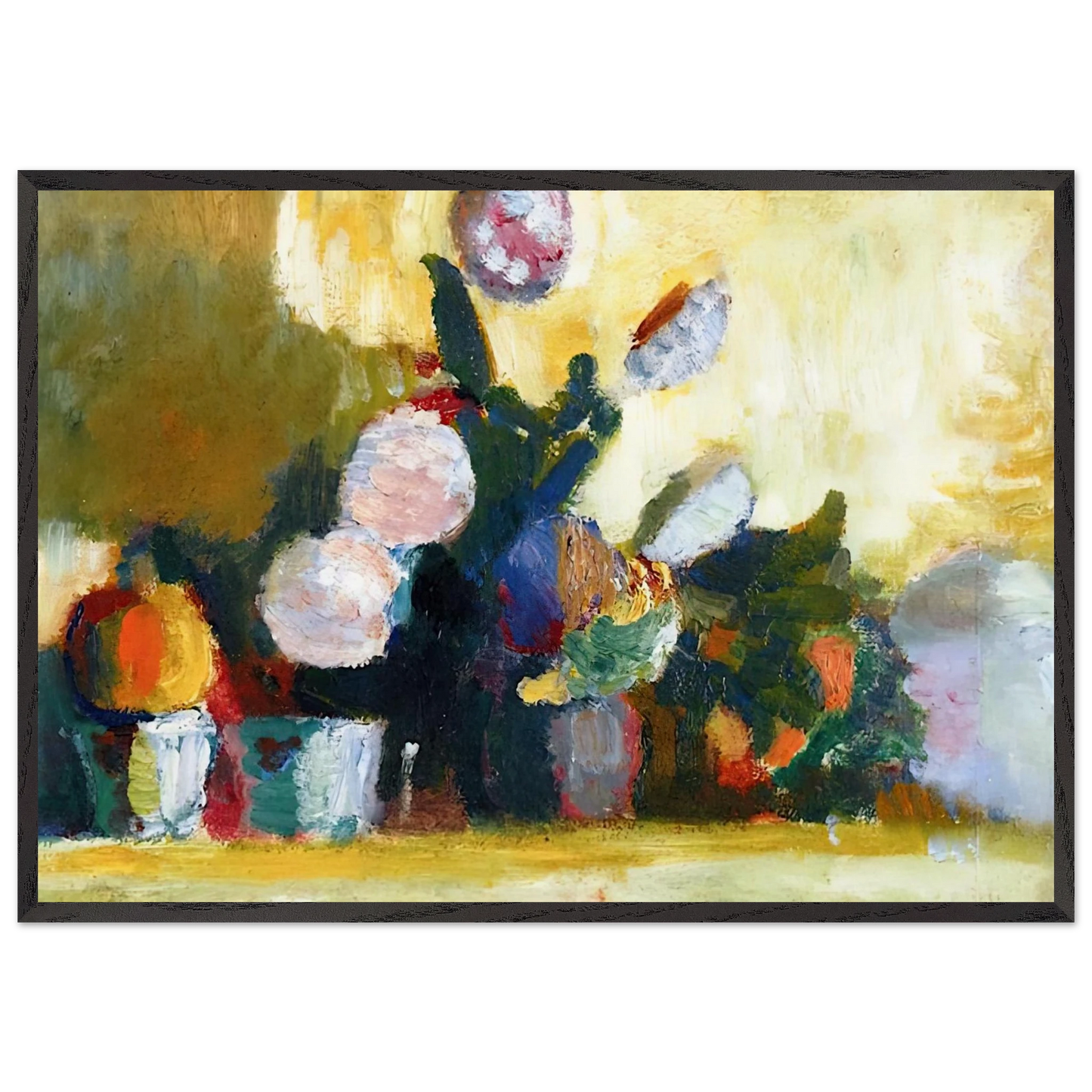 SNOWBALLS 1900 - Henri Matisse 70x100 cm / 28x40 inches Framed Art Print – Black Wooden Frame