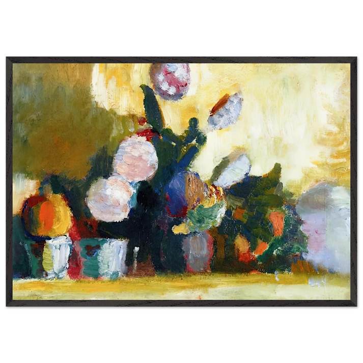 SNOWBALLS 1900 - Henri Matisse 70x100 cm / 28x40 inches Framed Art Print – Black Wooden Frame