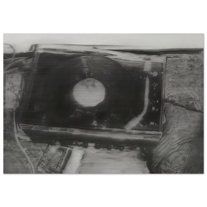 RECORD PLAYER 1988 - Gerhard Richter Brushed Aluminum Print - 70x100 cm / 28x40 inches | Gerhard Richter Aluminum Print | Gerhard Richter Prints