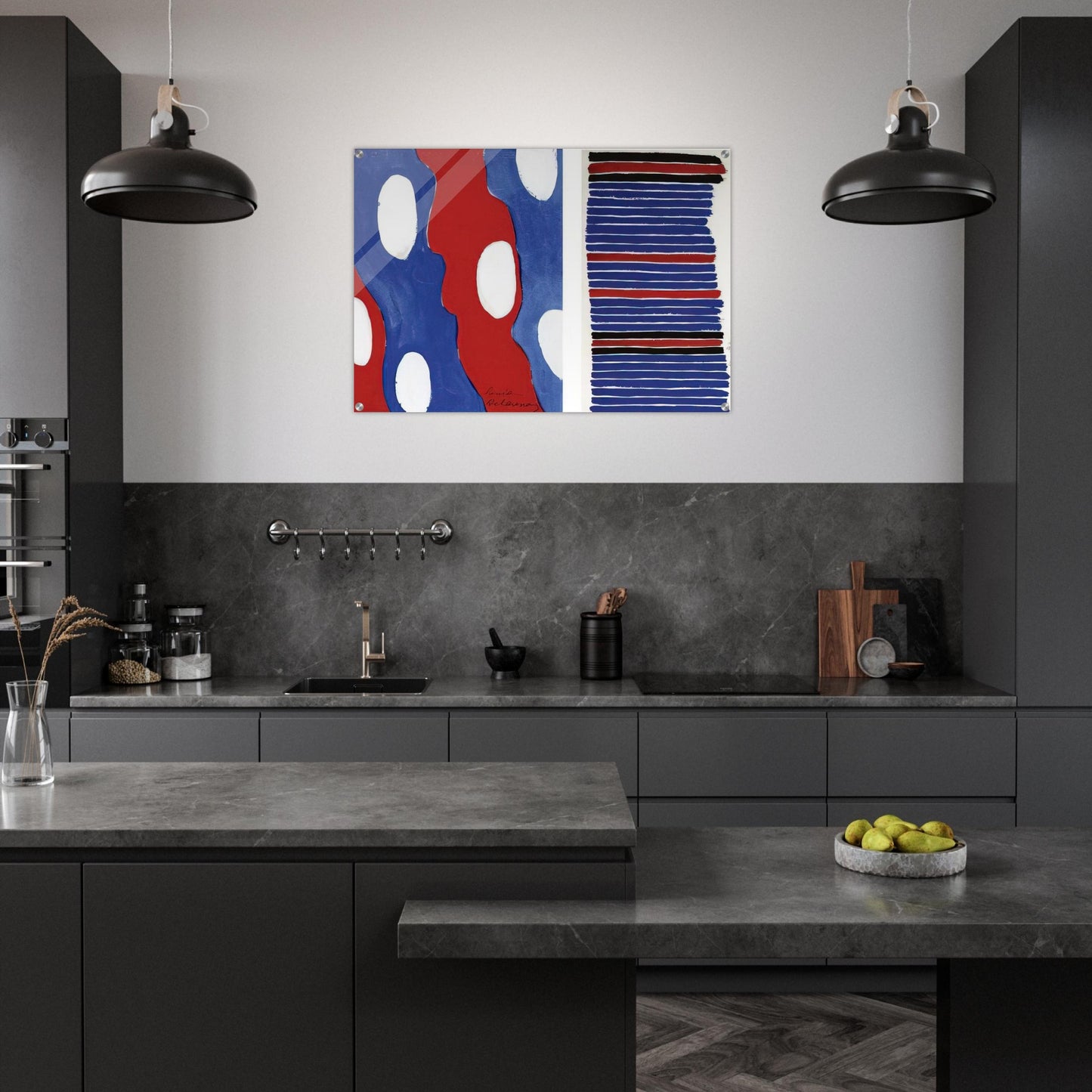 TISSU PROJECT - Sonia Delaunay Acrylic Print - 70x100 cm / 28x40″ inches