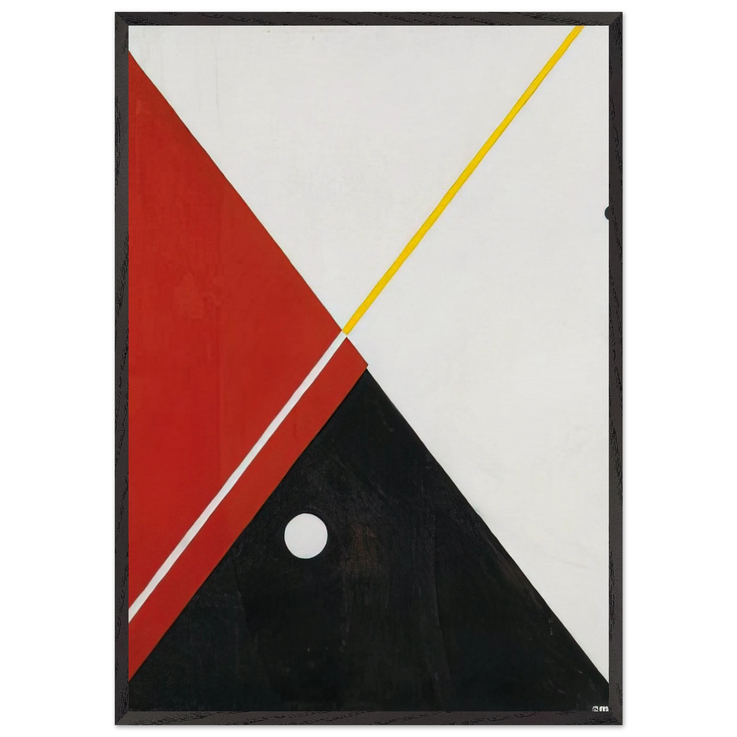 UNTITLED 1930 0 - Alexander Calder Framed Art Print – Black Wooden Frame - Default Title - -Framed Art Print