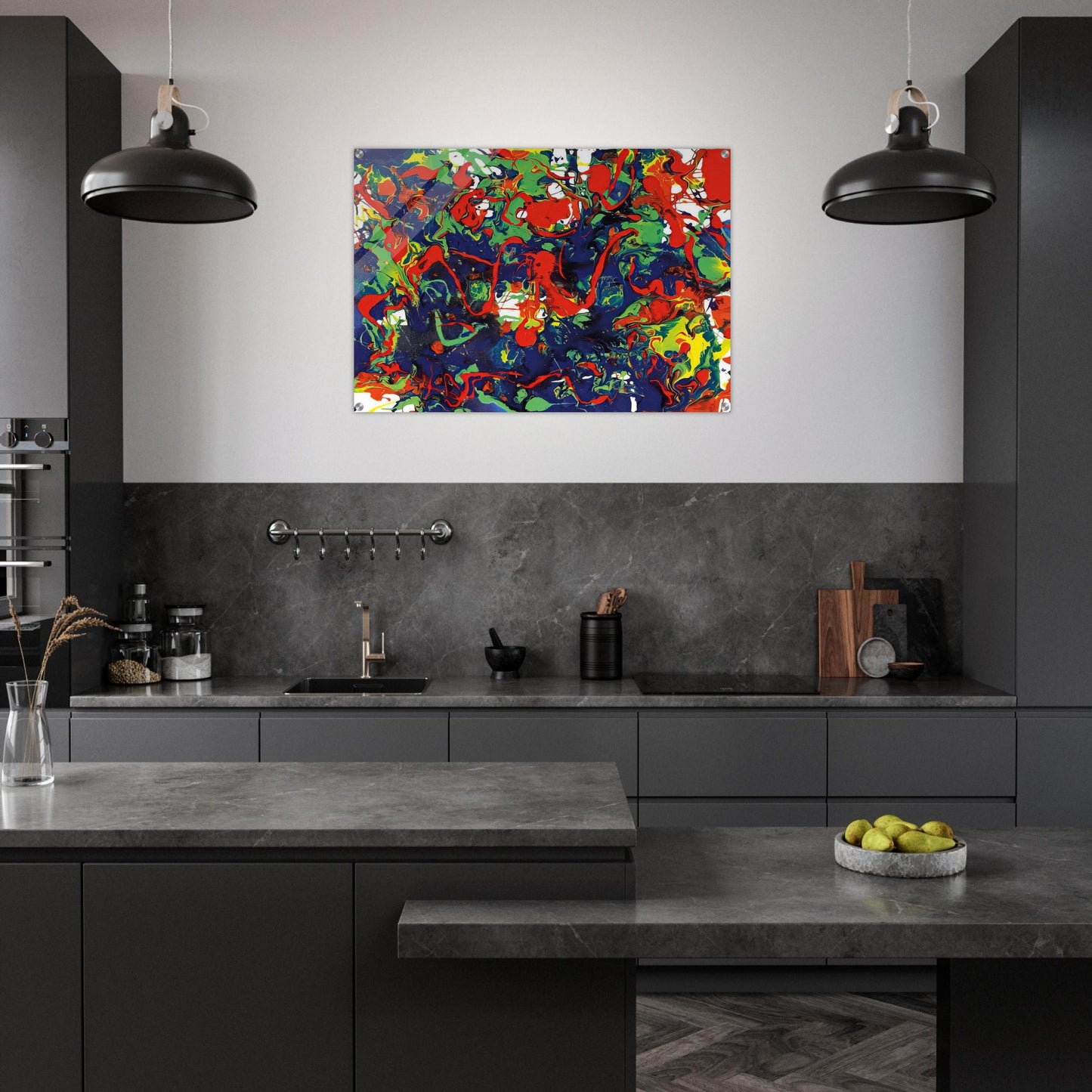 Untitled SFP94-57 SFF 1731 - Sam Francis Acrylic Print - 70x100 cm / 28x40″ inches