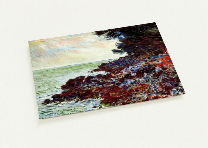 Cap Martin 3 By claude monet Pack of 10 Post Cards | claude monet Post Cards | A6 (10.5 x 14.8 cm) - 4.1 x 5.8 inches