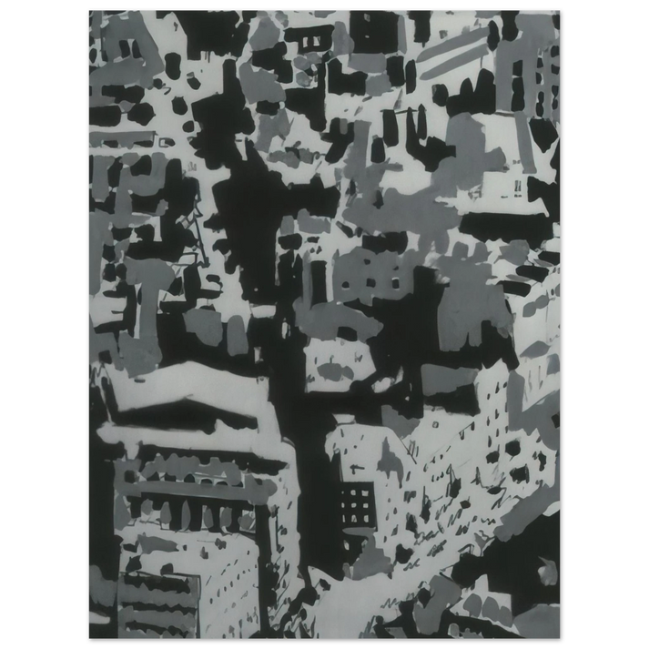 Gerhard Richter - TOWNSCAPE P2 1968 75x100 cm / 30x40inches Fine Art Poster