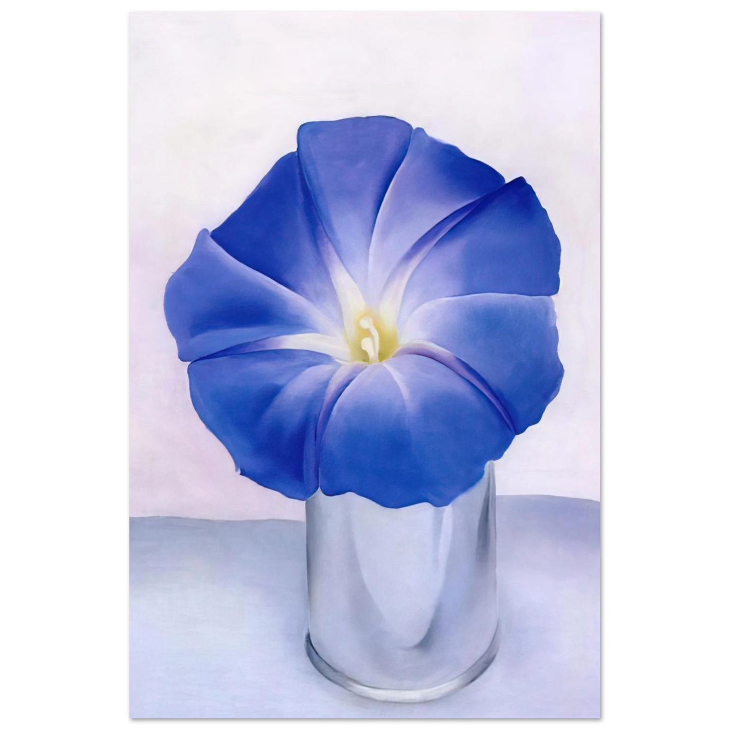 Georgia O'Keeffe - Blue Morning Glory Fine Art Poster - 40x60 cm / 16x24 inches
