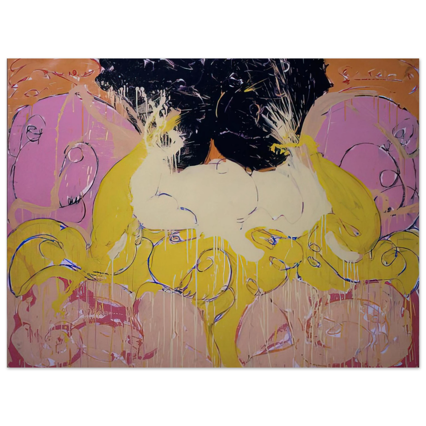 Norman Bluhm - Untitled Drawing #3 - 1984 Fine Art Poster - Default Title