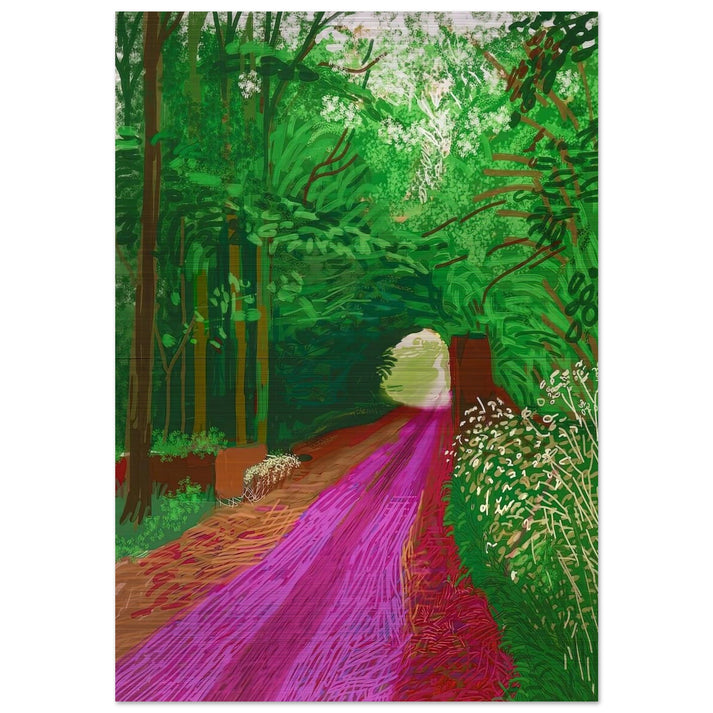 David Hockney - David Hockney Brushed Aluminum Print - 70x100 cm / 28x40 inches | David Hockney Aluminum Print | David Hockney Prints