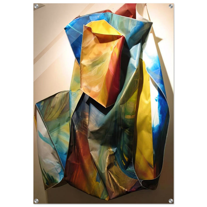 Sac 1 - Sam Gilliam Acrylic Print - 70x100 cm / 28x40″ inches | Sam Gilliam Wall Art | Sam Gilliam Prints